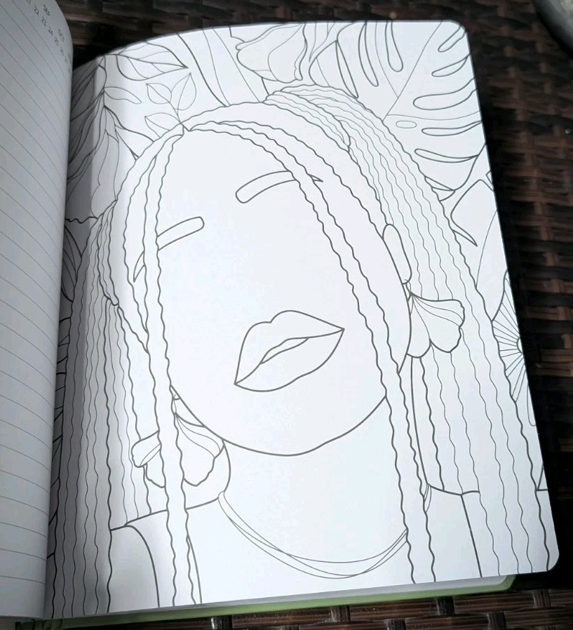 Be Rooted Mindfulness Journal W/Coloring Pages Reflect Reset Focus Black History