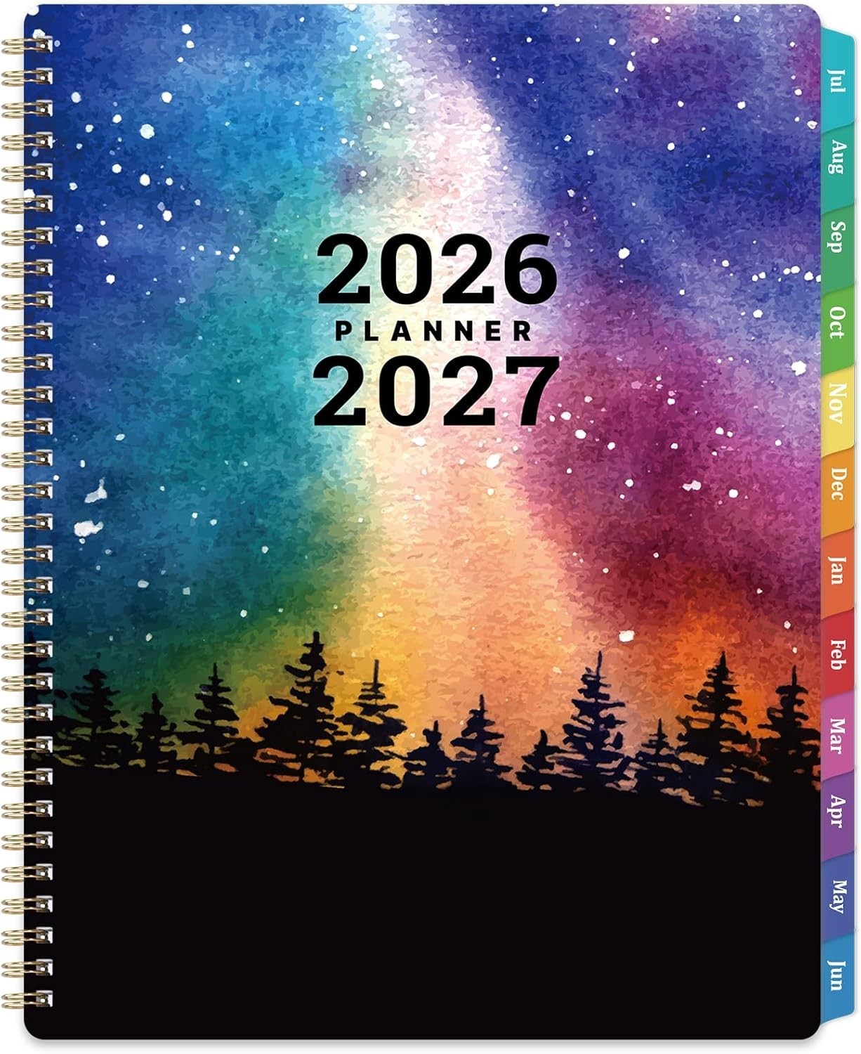 Essential 2026-2027 Academic Planner with Monthly Overview & Weekly Layout