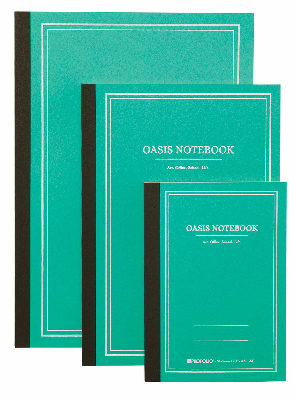 Itoya Profolio Oasis Lined Notebook in Wintergreen – B5 – 7×9.9″ – 1 Piece – NEW