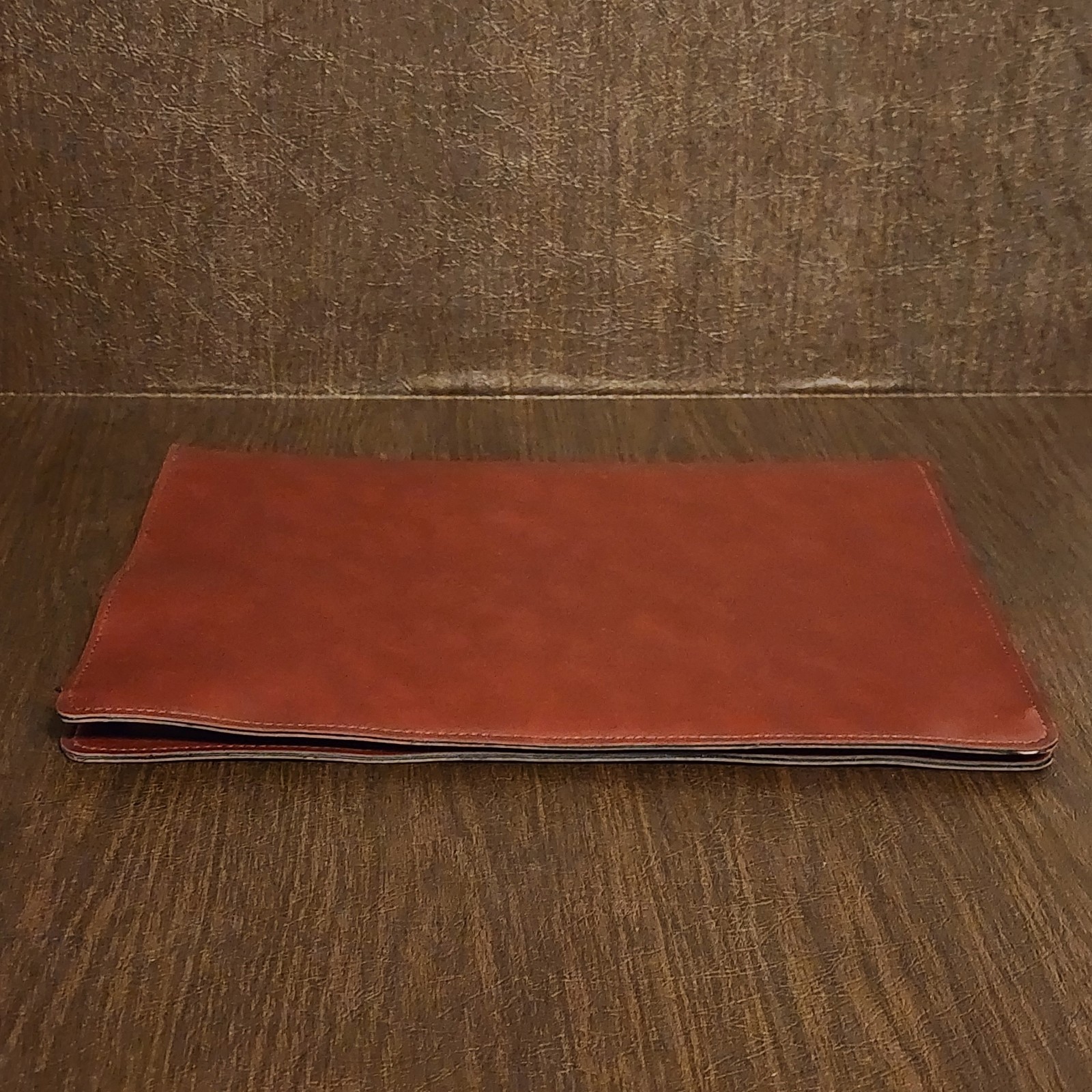 Vintage Hazel USA 14″ X 10″ Leather Document Portfolio Notepad Padfolio Folder