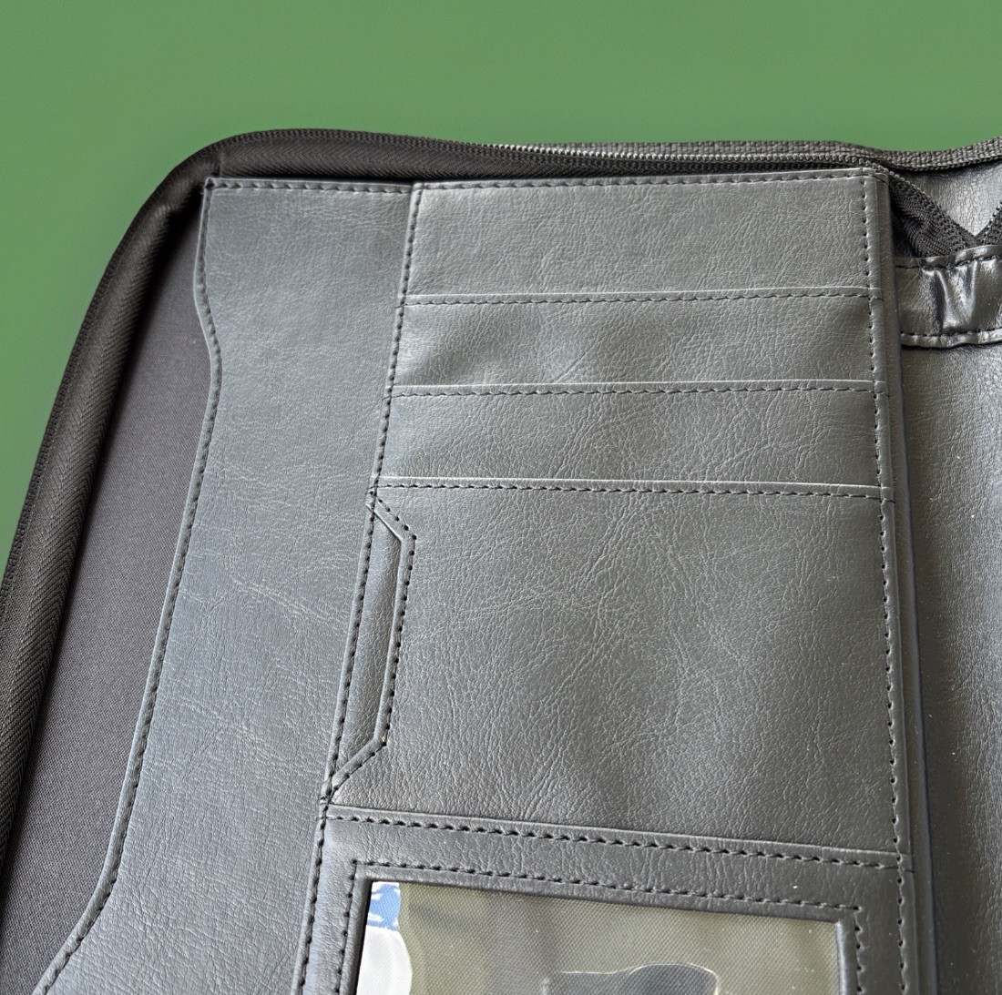 Miami University Black 8×10 Zip Portfolio