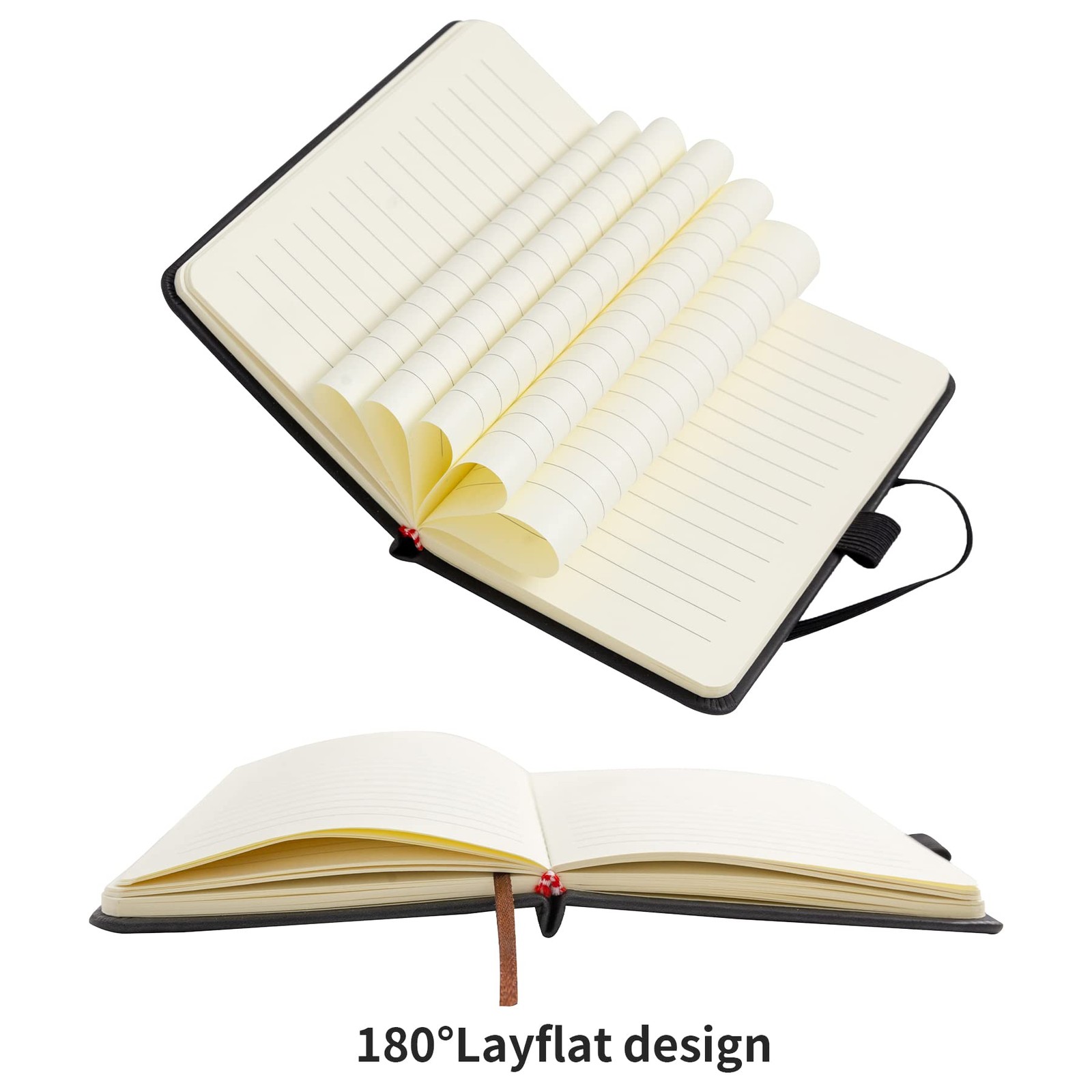 2Pack Pocket Notebook Small Notebook Journal Notebook 4 Inches X 5.7 Inches 200