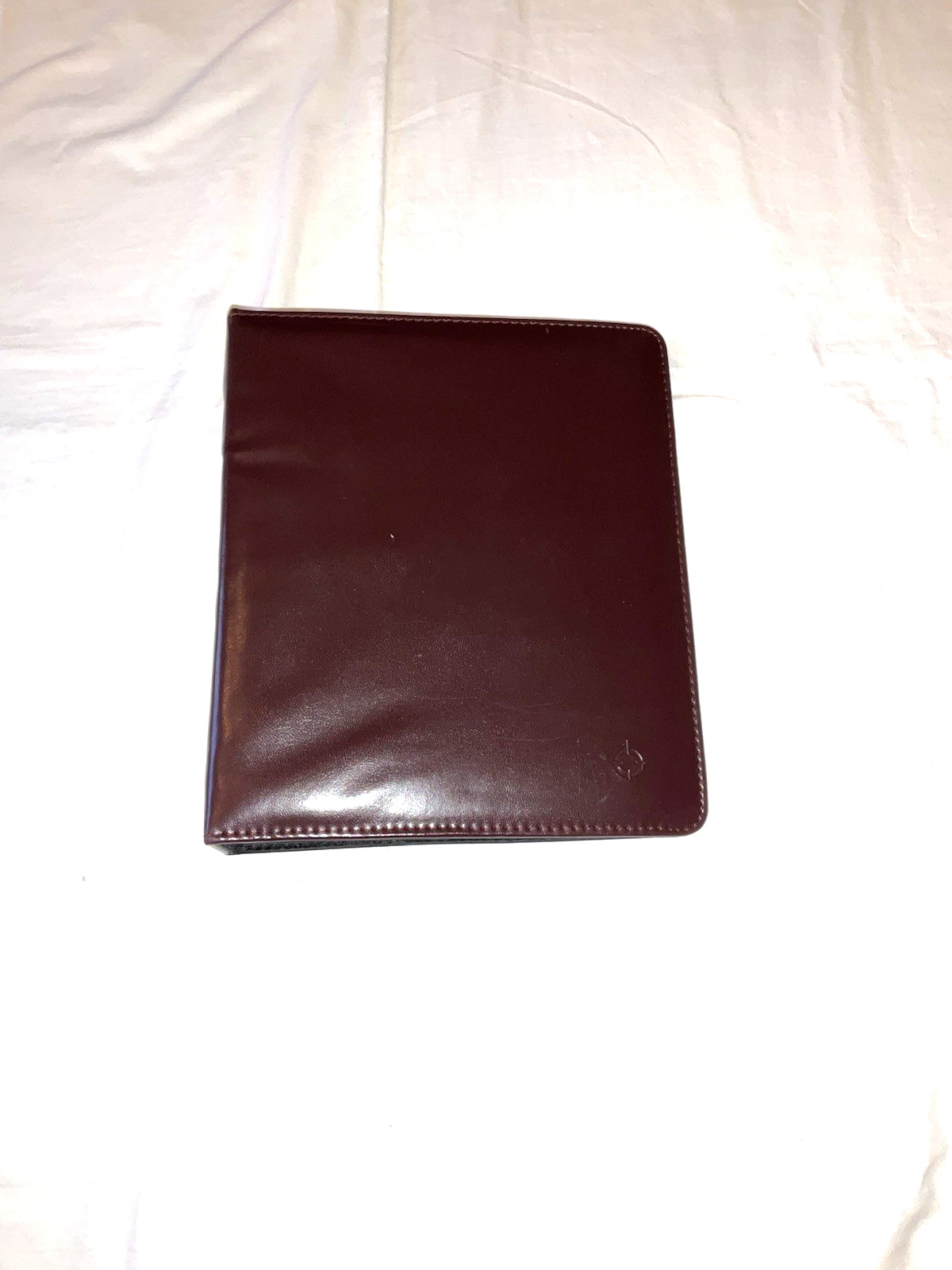 Franklin Covey Simulated Leather Classic Open Binder Burgundy #25769