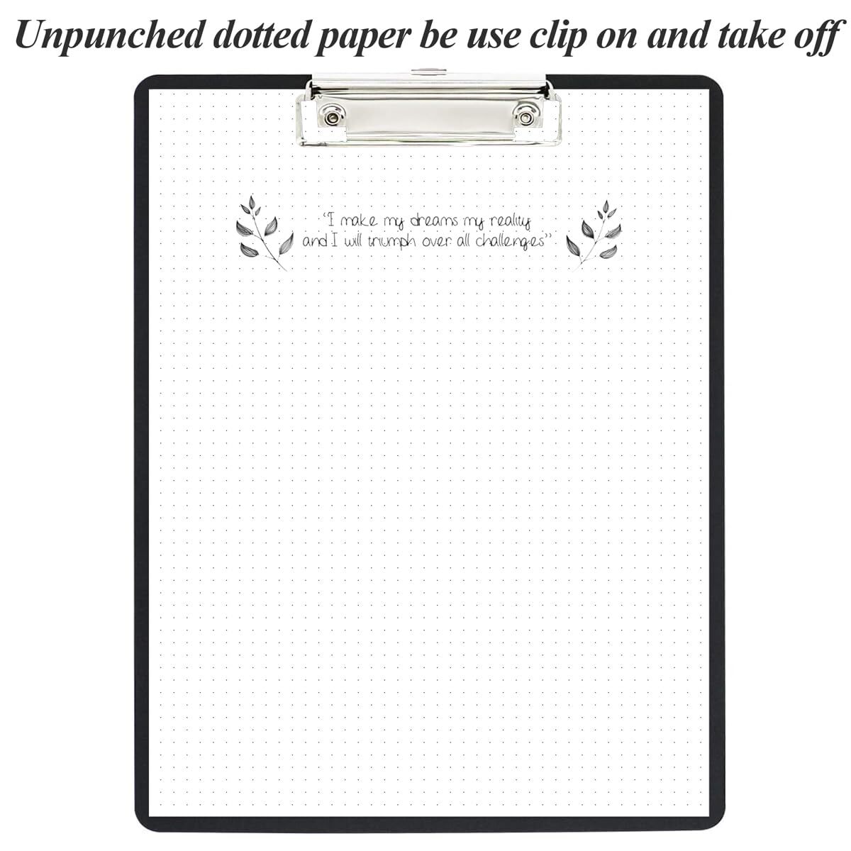 Unpunched Dotted Paper Loose-Leaf 100 Sheets 200 Pages 100gsm 8.5″ x 11″