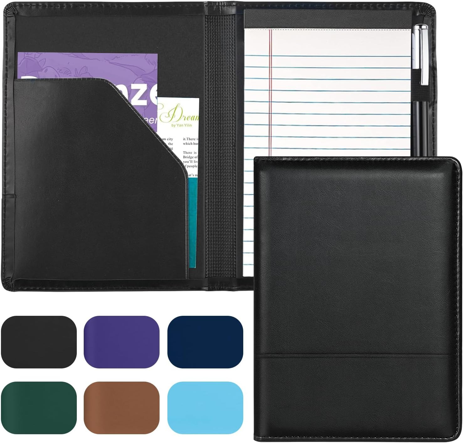 Padfolio/Portfolio Binder, Mini Padfolio Portfolio Binder 5 X 8 Legal Writing Pa