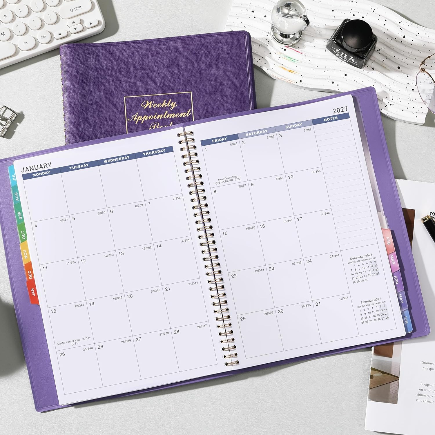 2026-2027 Weekly Appointment Book – Daily Planner 2026-2027 from July 2026