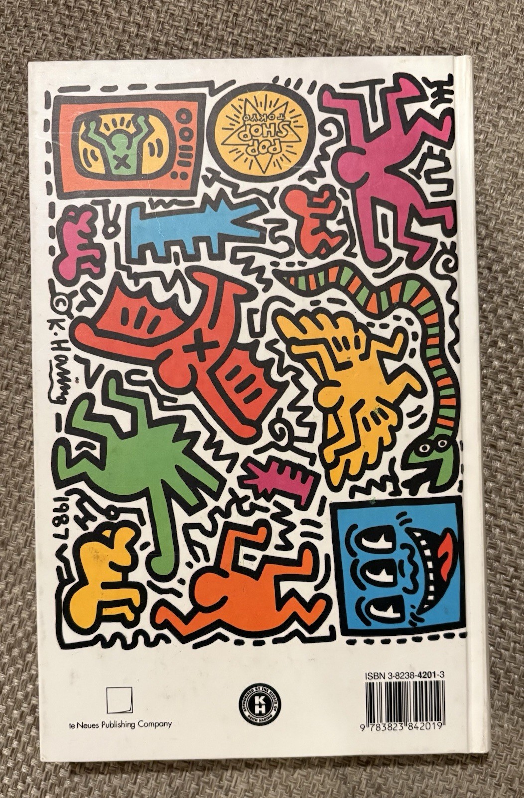 Keith Haring Blank Book Journal W Lined Notebook Type Pages 1994 Vintage