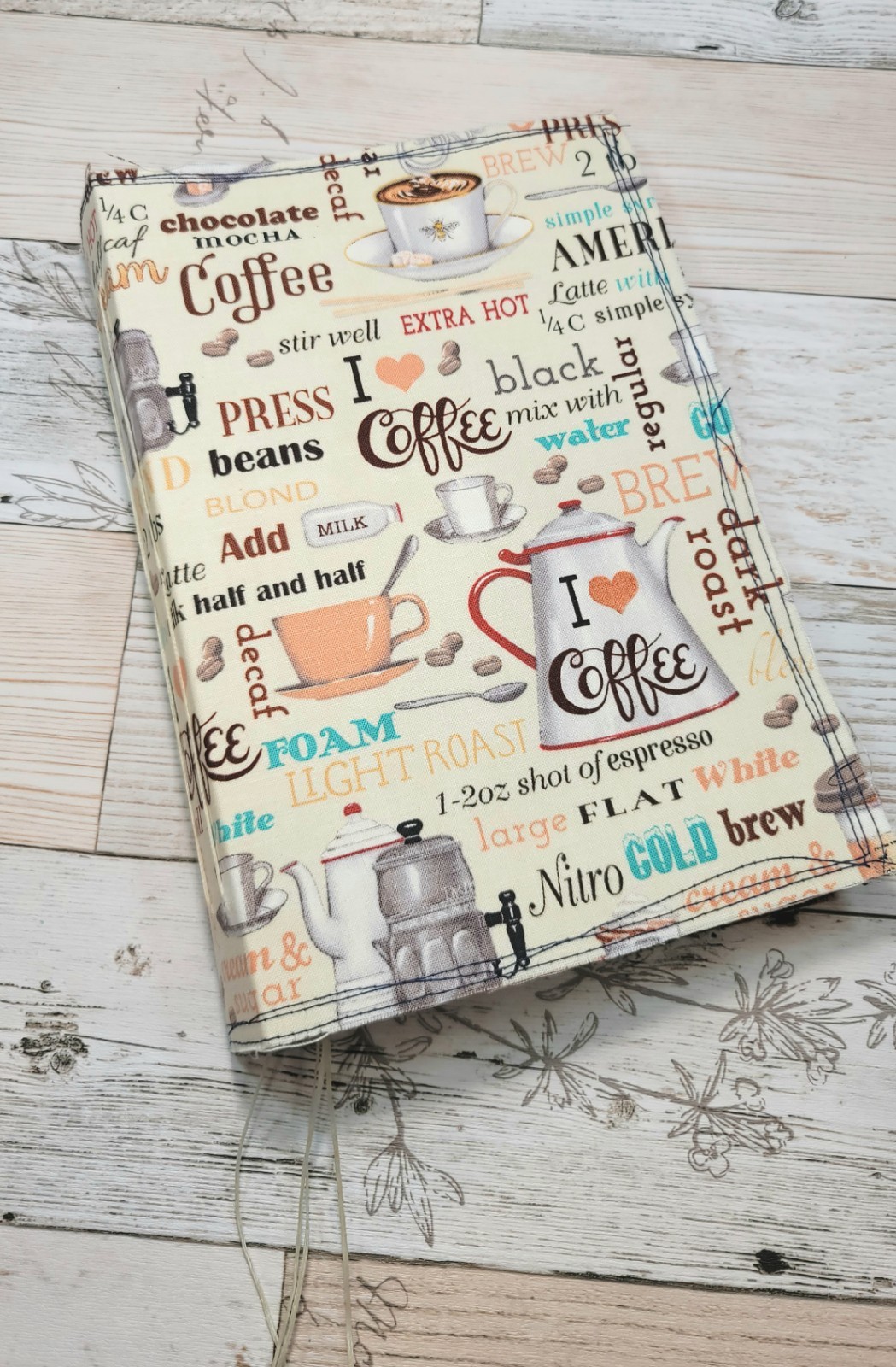 Coffe Junk Journal Kit – Cafe latte with embellishment kit Included