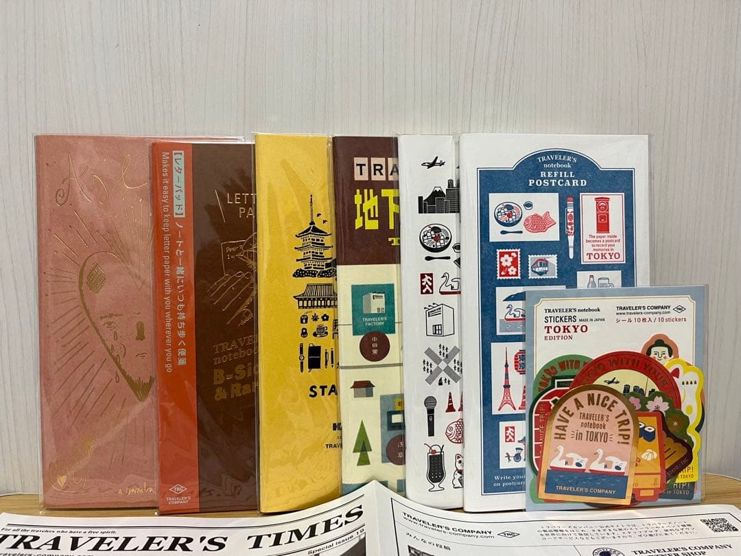 TRAVELER’S notebook Limited Edition Refill Bundle Lot of 6 + Sticker New Japan