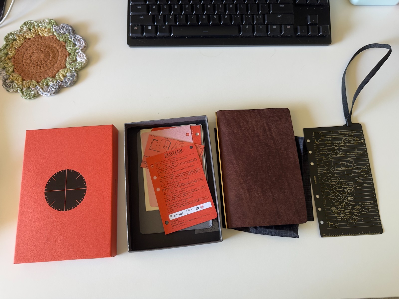 Plotter Bible Size Leather Binder Planner – Pueblo Brown