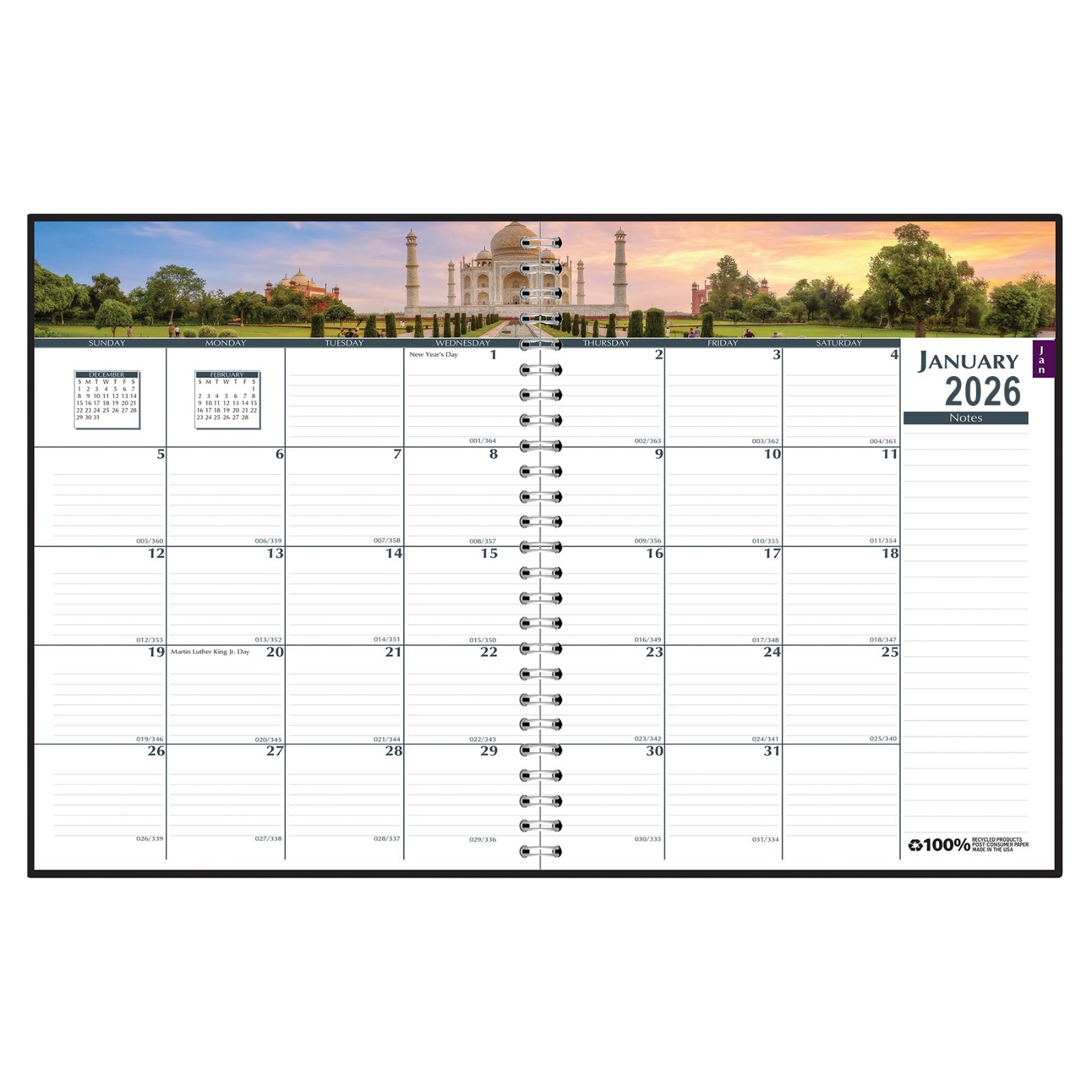 2025 2946-32 HOD294632 Earthscapes Gardens Weekly Monthly Appointment Book