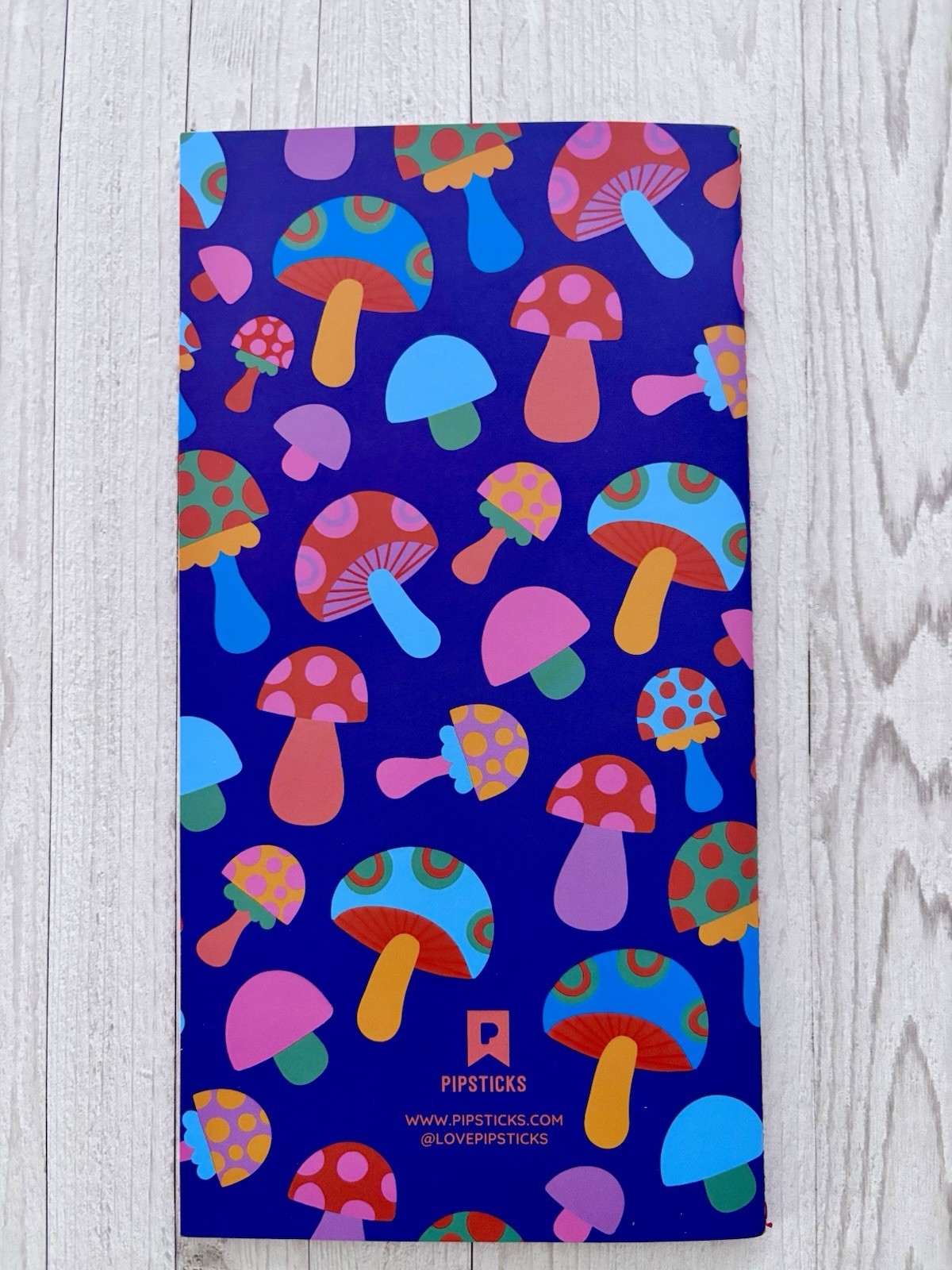 Travelers Notebook Purple mushrooms Pipsticks Groovy