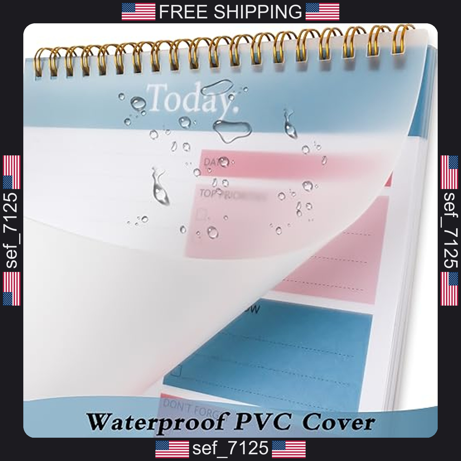 104 Pgs To Do List Notepad – Daily Planner Notepad Undated 52 Duplex-Printed