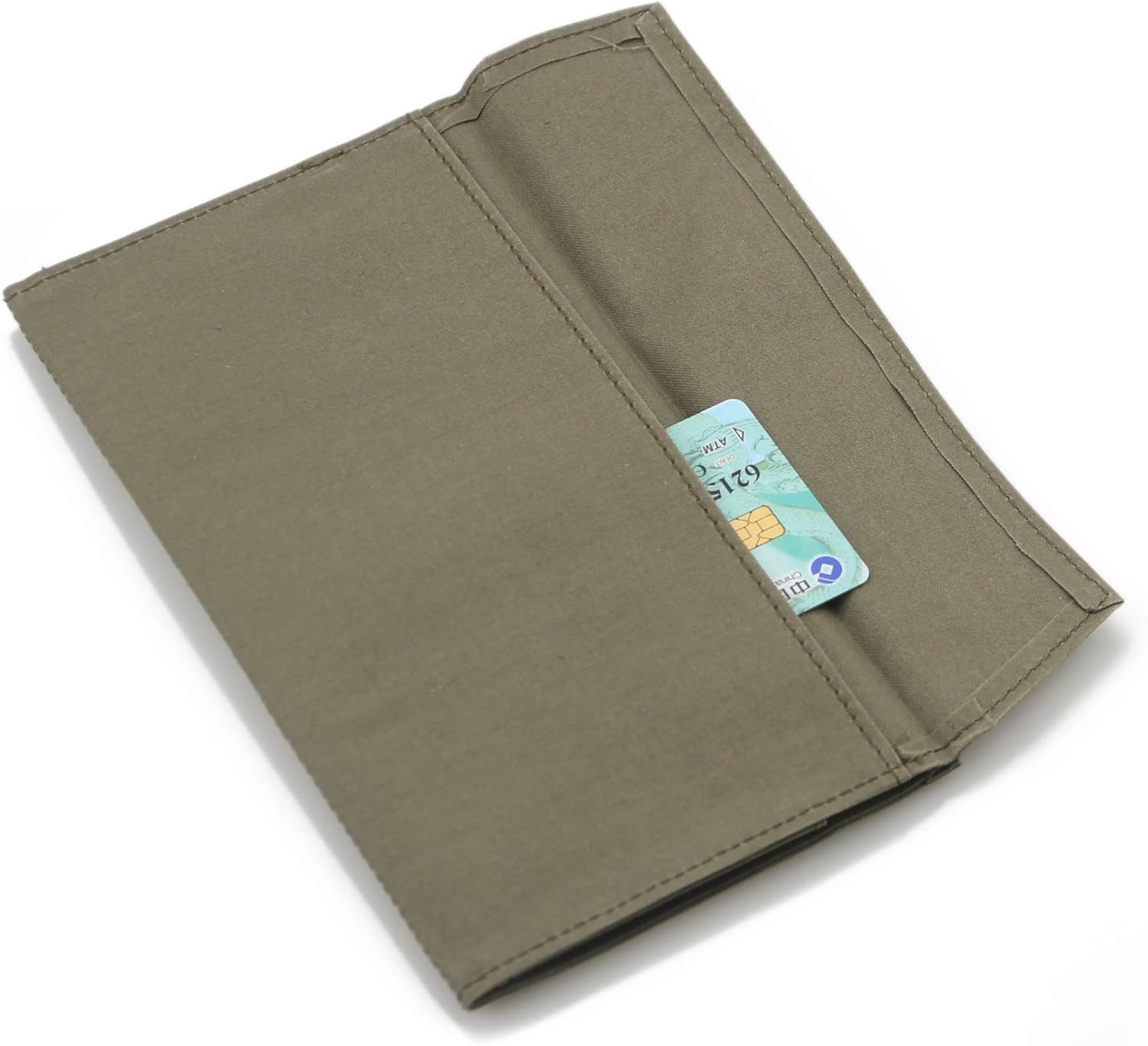 Standard Travelers Notebook Wallet Insert Pocket with 2 Elastic Bands,1 Canva…