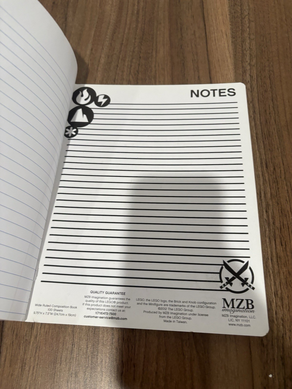 LEGO NINJAGO Masters of Spinjitzu 2012 Weekly Small Planner LGO3147
