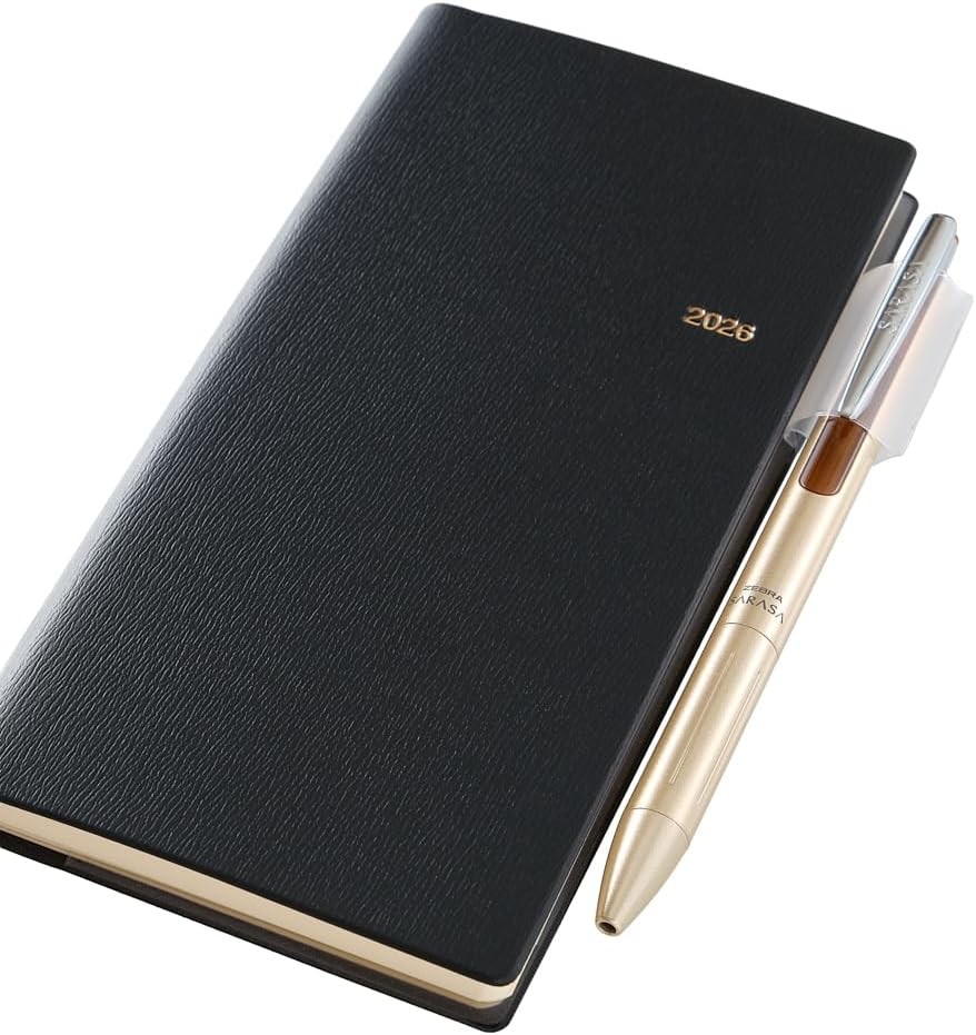 NOLTY 2026 Weekly Planner, Wick 2, Black, 1721 (Starts December 2025)