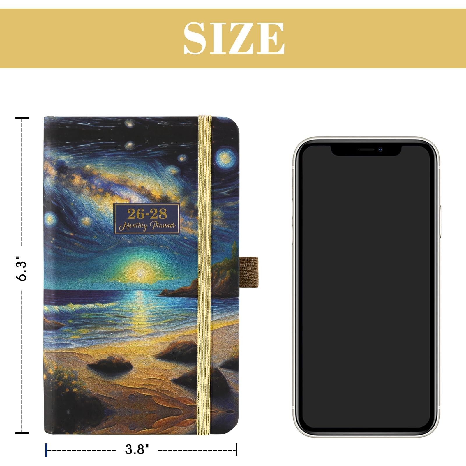 2026-2028 Pocket Planner/Calendar – 3 Year Monthly Planner 2026-2028, Jan. 2026