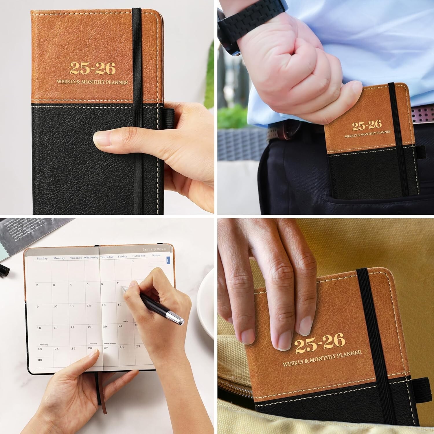 2025-2026 Pocket Calendar – Weekly Monthly Planner from July 2025 to June 202…