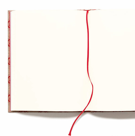 Gucci ‘My Scrapbook’ GG Monogram Hardcover Notebook Red Size 7.3 x 5.6″ NEW