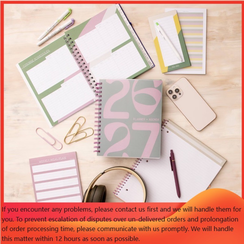 Blue Sky Your Year College Weekly/Monthly Planner Wirebound 7″x9″ Green Date