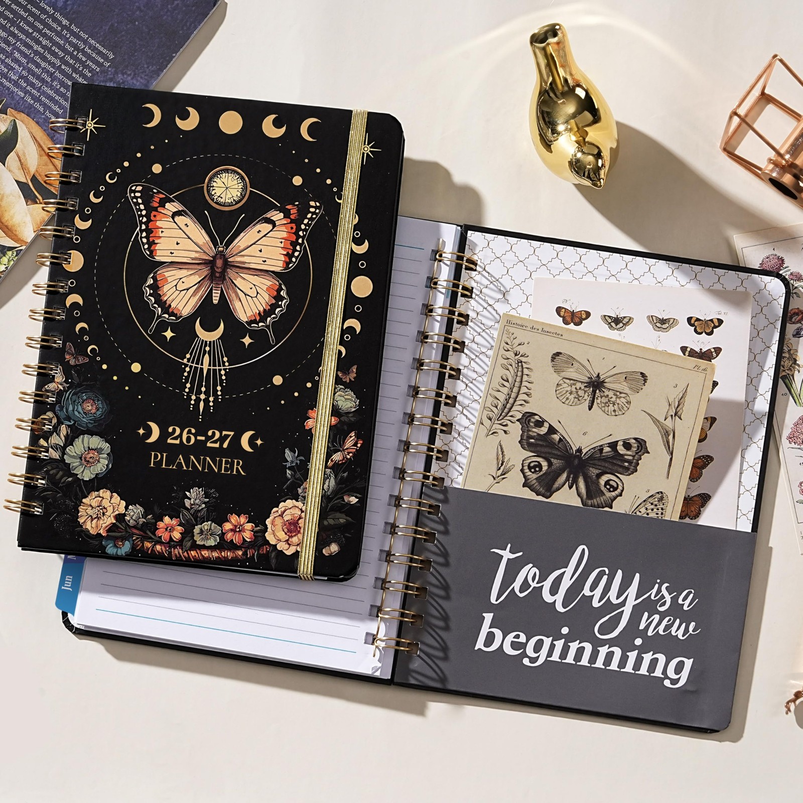 2026-2027 Planner – Academic 2026-2027, July 2026 6.4″ x 8.5″, Black