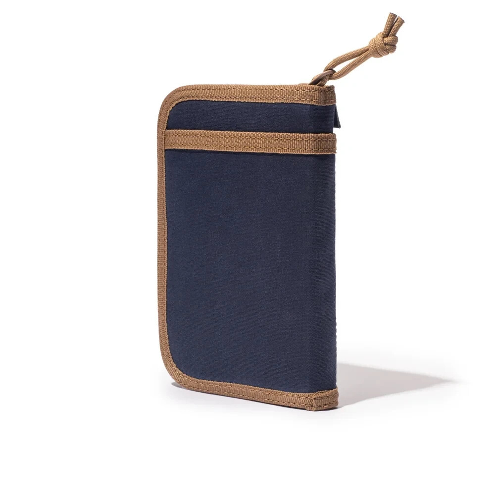 LOCHBY Pocket Journal Navy/Cream Notebook Cover | Water Resistant Waxed Canvas