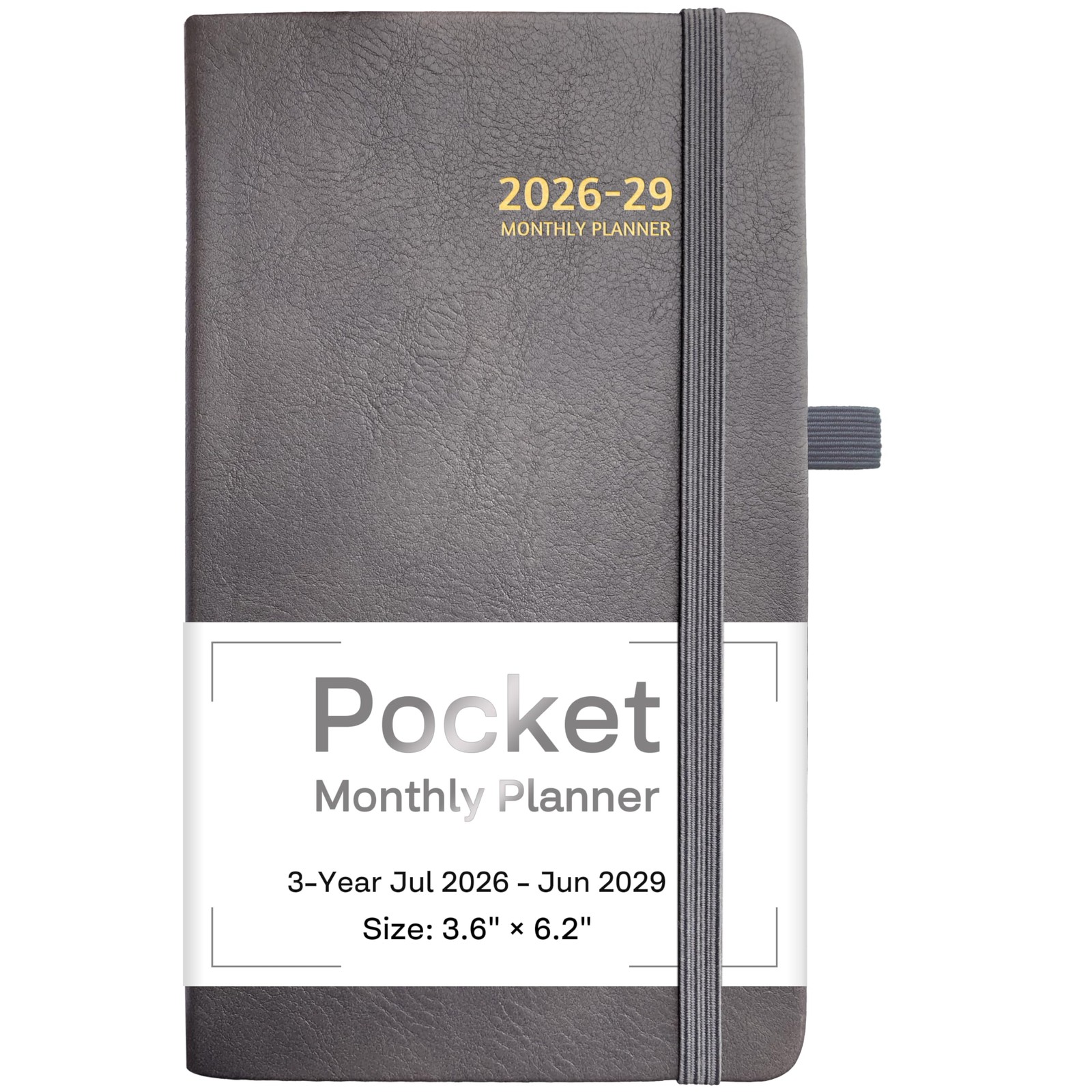 2026-2028 Pocket Monthly Planner, 3 Year Calendar 2026-2028, 6.2’’ x 3.6’’, S…