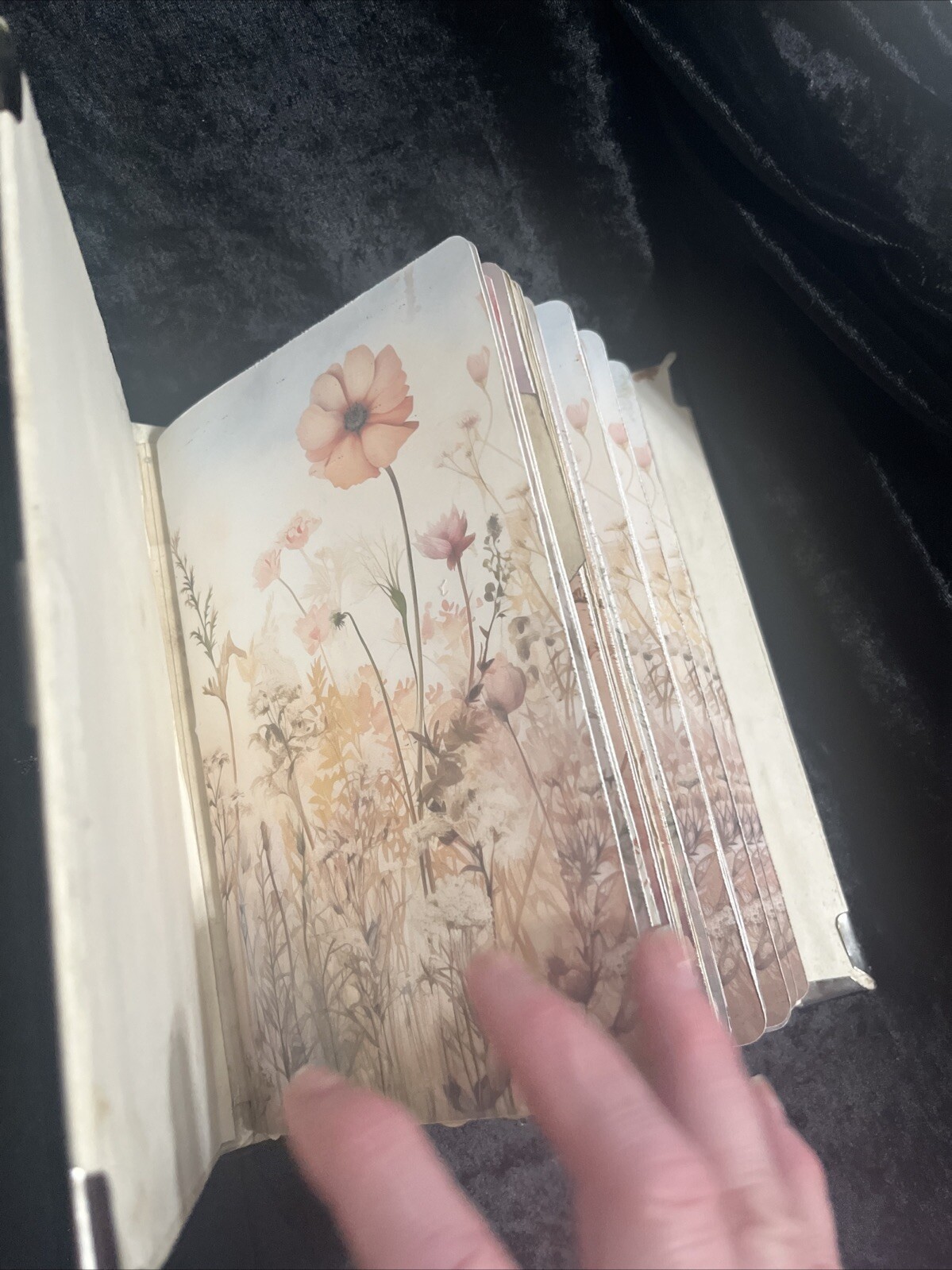 Journal Handmade Wildflowers Corner Protectors Book Label Plate
