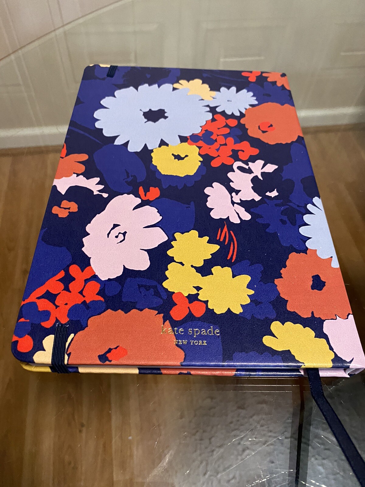 Kate Spade X Large Journal Leatherette 7×10 Lined Notebook Colorful Floral