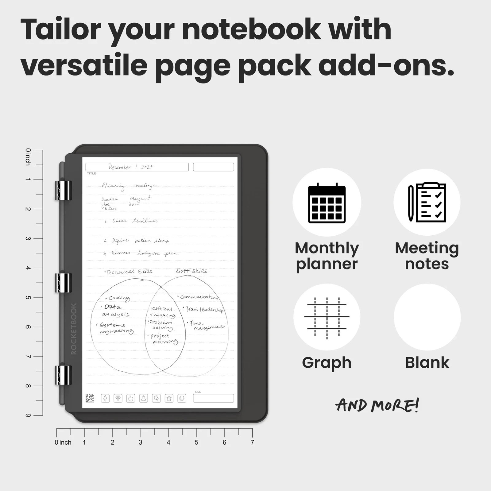 Rocketbook Pro 2.0 Reusable Professional Smart Notebook