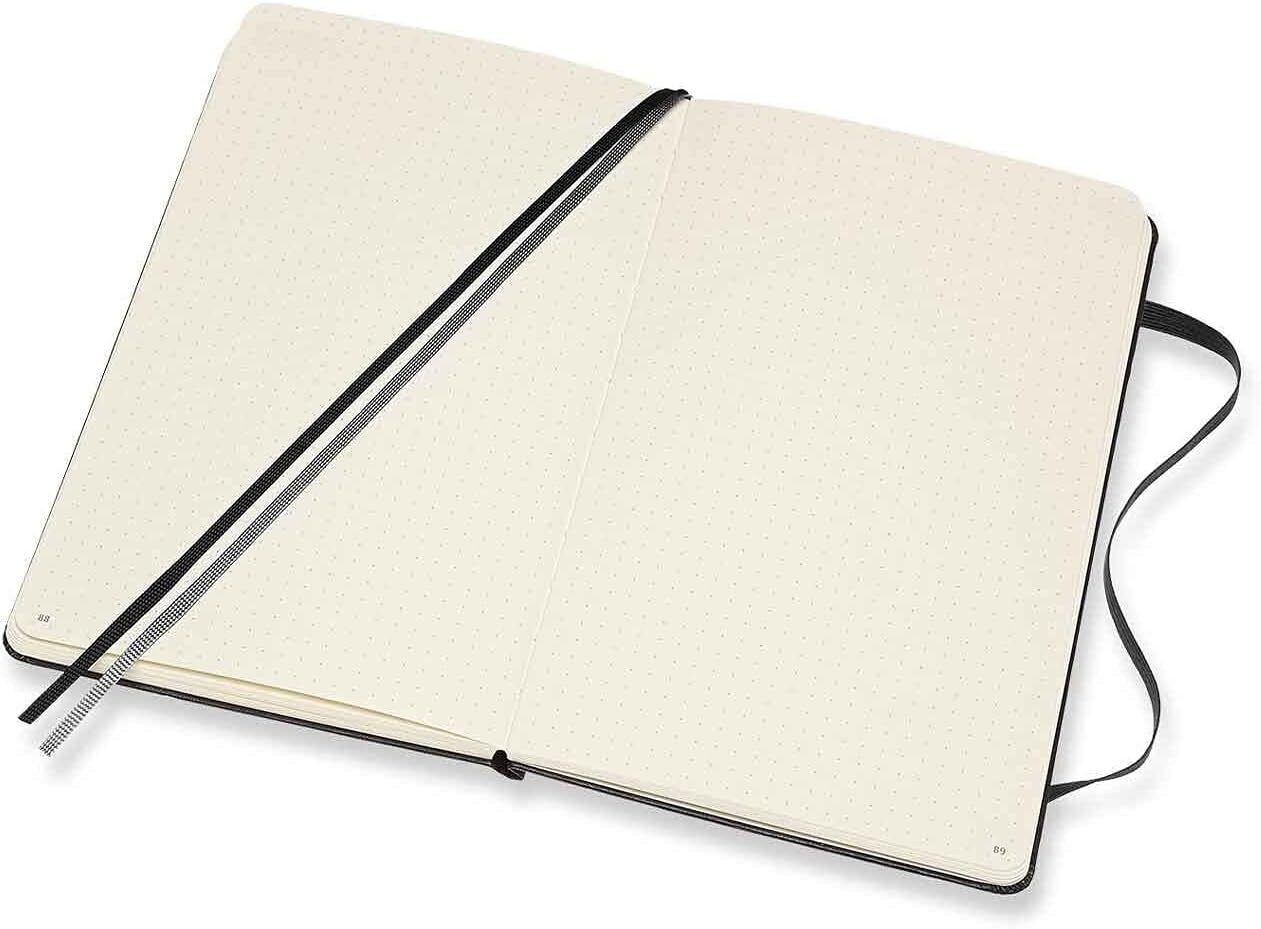 Moleskine Art Bullet Dotted Paper Notebook – Hard Cover – 13 x 21cm – Black