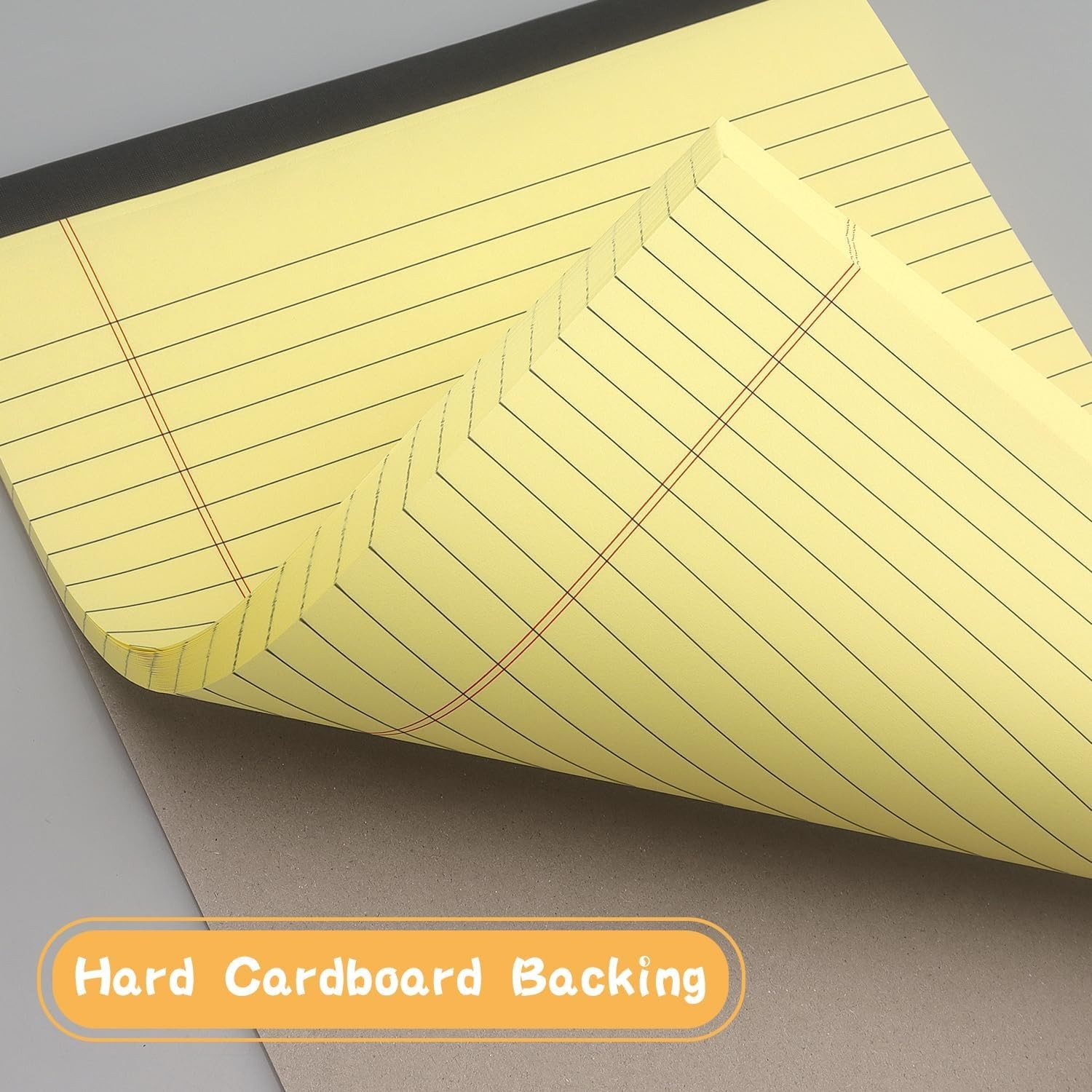 Versatile 8.5×11 Yellow Lined Notepad – 50 Smooth Sheets for Efficient Writing