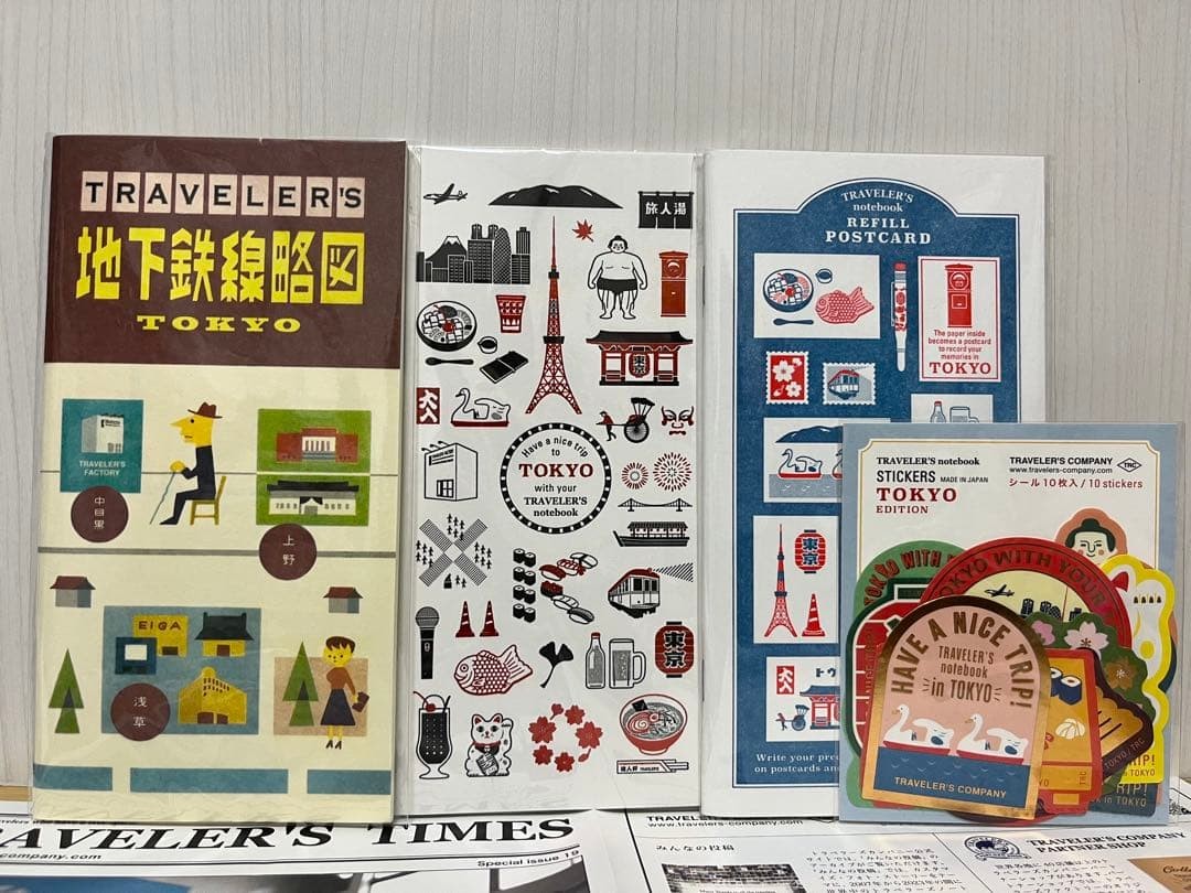 TRAVELER’S notebook Limited Edition Refill Bundle Lot of 6 + Sticker New Japan