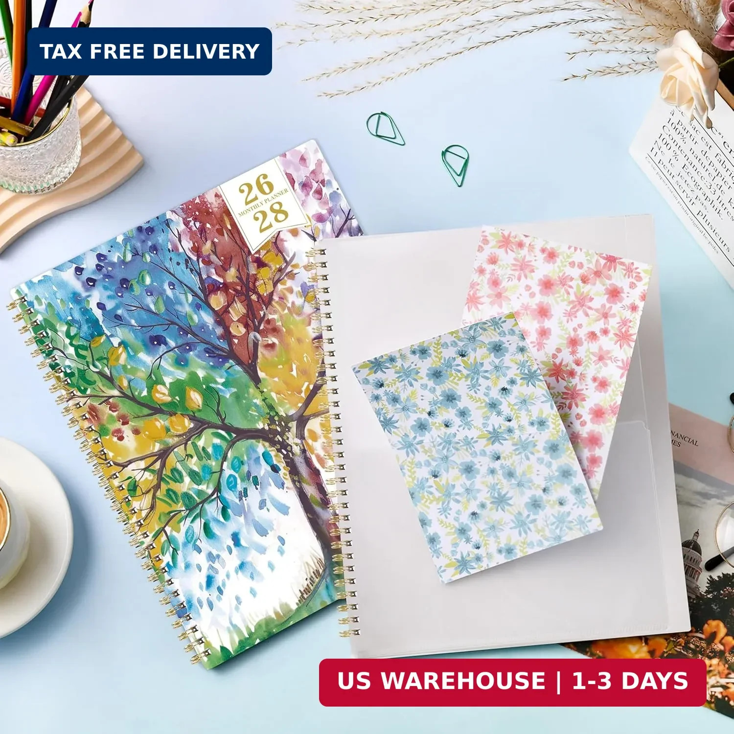 2026-2028 Monthly Planner – 2026-2028 Planner from July 2026 – June 2028, 8.5”