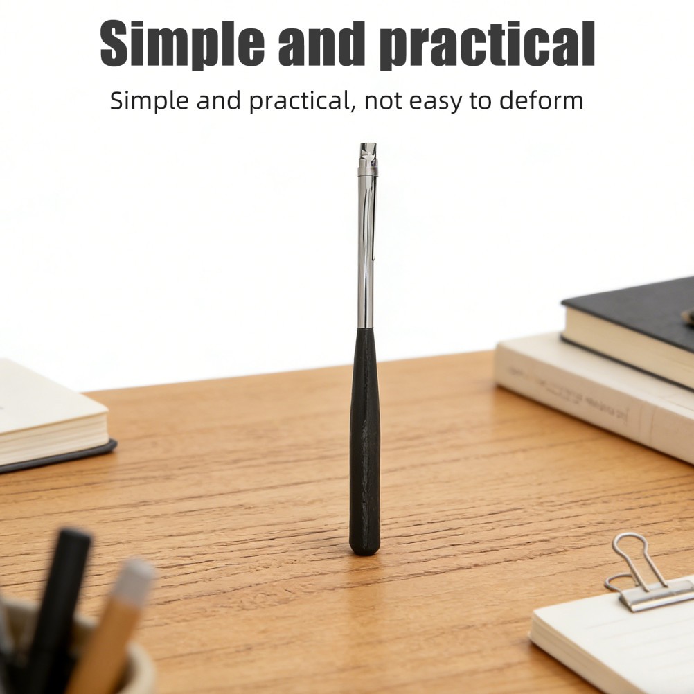 2Pcs Reusable Birch Wood Charcoal Holder with Enhanced Grip for Drawing Tools