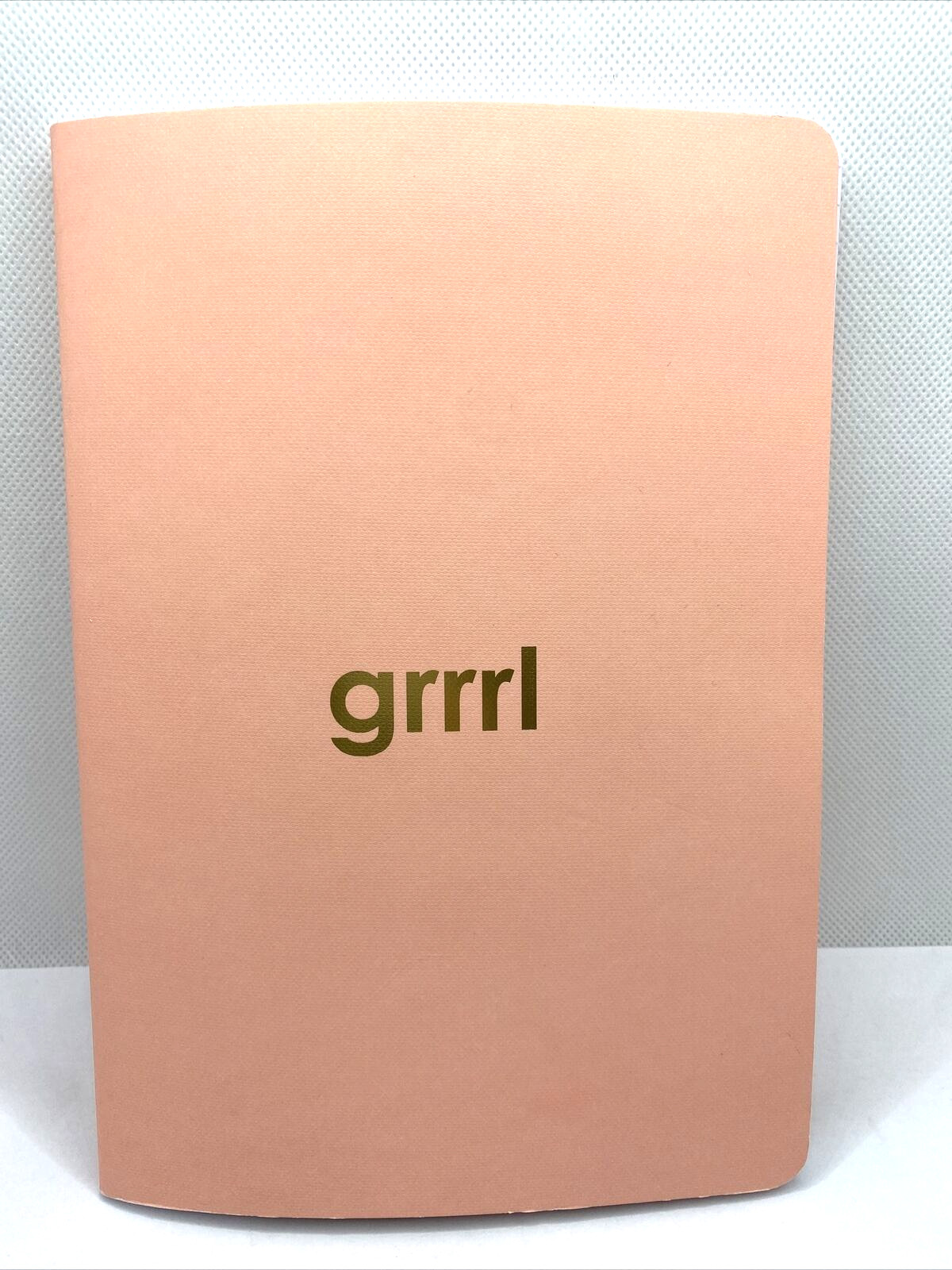 Ashley Mary Graph Journal “grrrl” Saddle Stitch Pink Notebook – NEW AS SHOWN