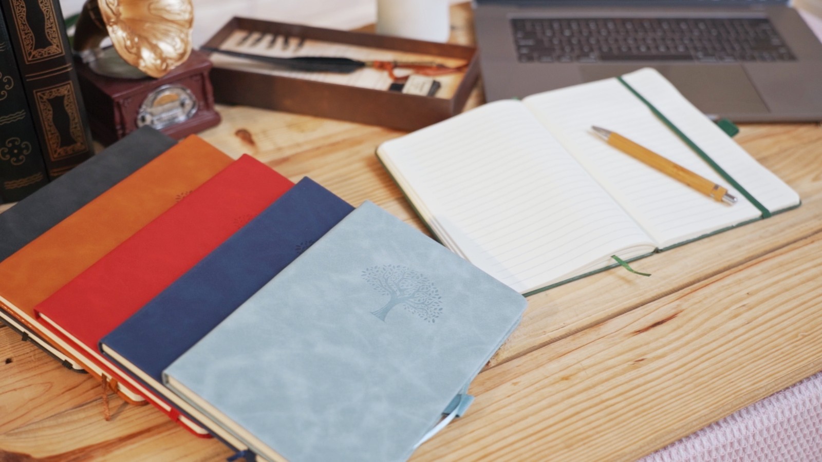 24 Pack Leather Journals A5 5.7″ x 8.3″ Bulk Notebooks for Writing & Travel – Mu