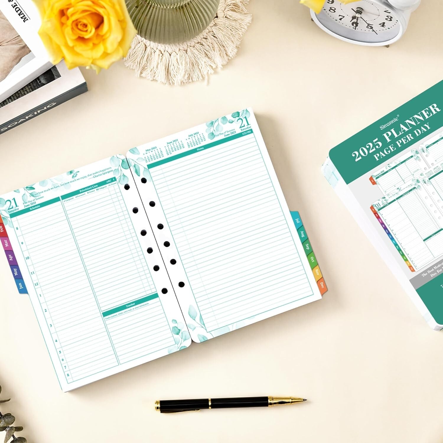 2025 Planner Refills – JAN – DEC 2025 Planner Refills Two Pages Per Day Daily…