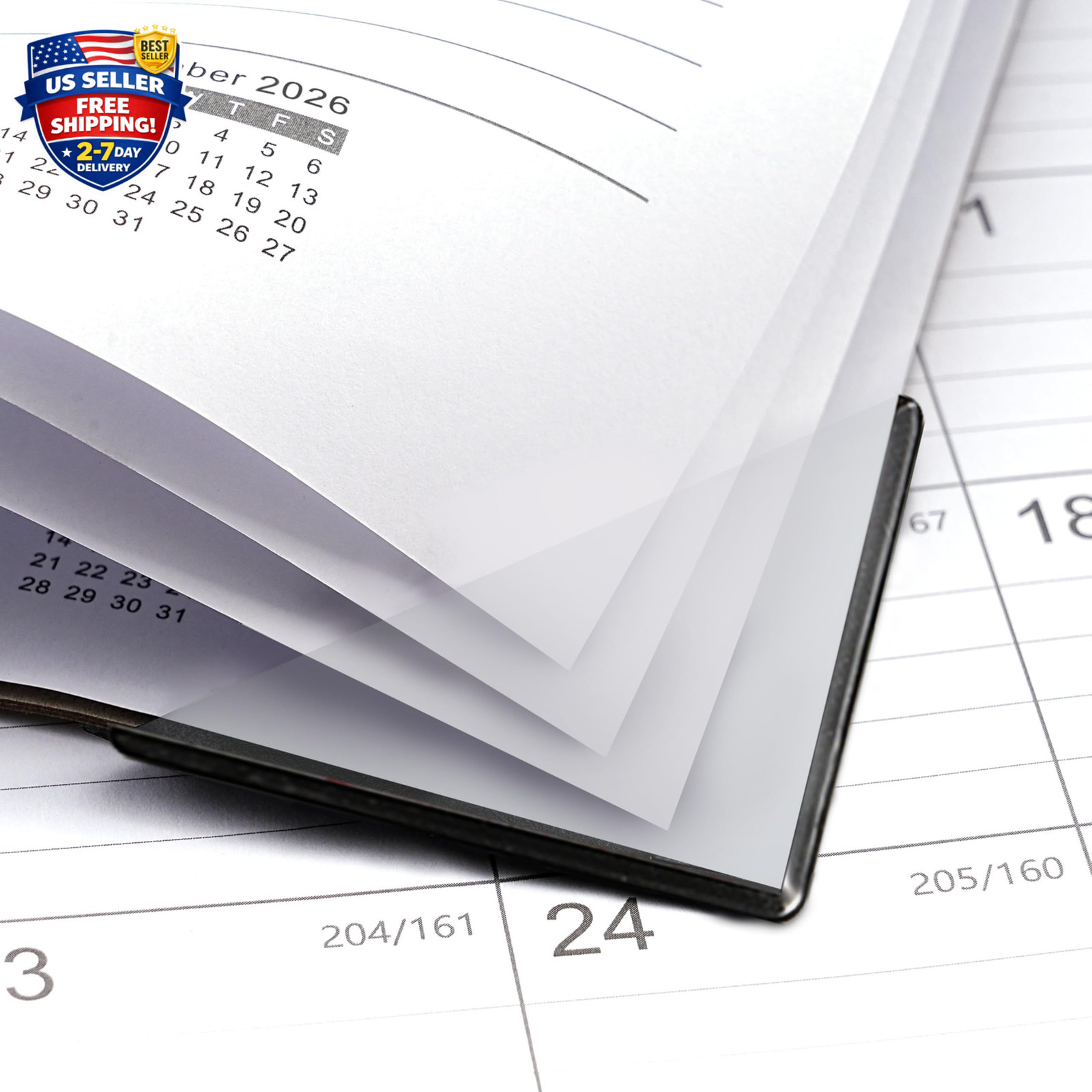 2026-2027 Large Desk Calendar Pad, 18-Month (17″ x 12″) with Corner Protectors
