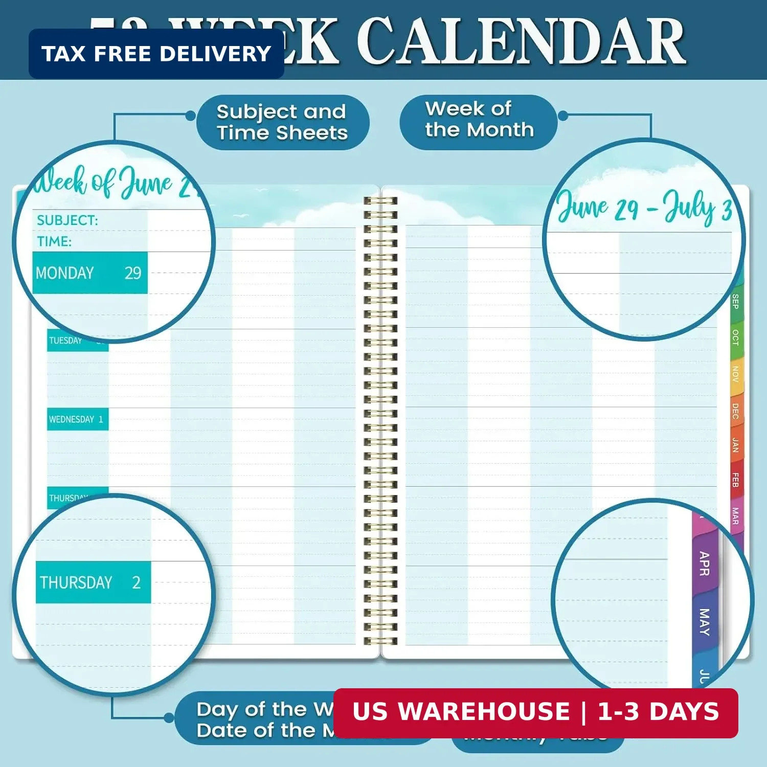 Teacher Planner 2026-2027 – Teacher Lesson Planners 2026-2027 from Jul. 2026- Ju