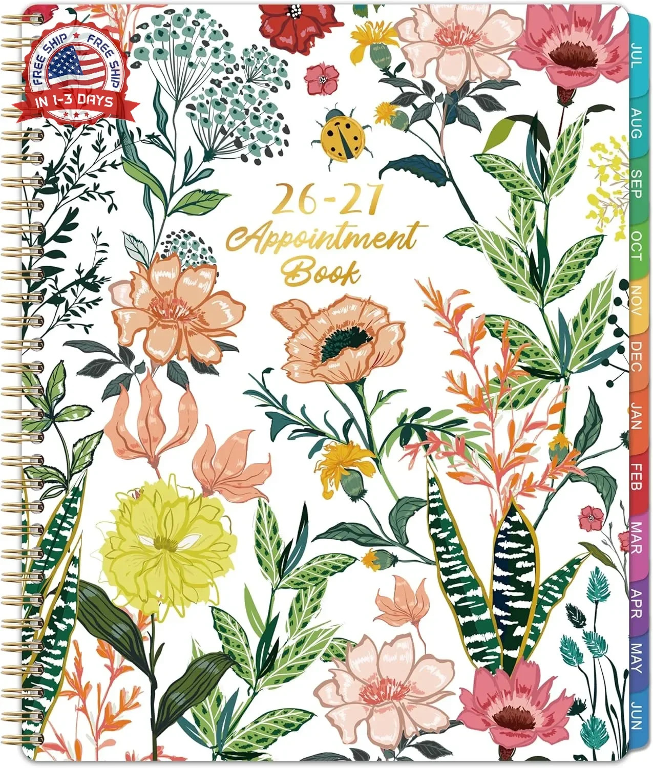 2026-2027 Appointment Book/Planner – 2026-2027 Daily Hourly Planner, Jul 2026 –