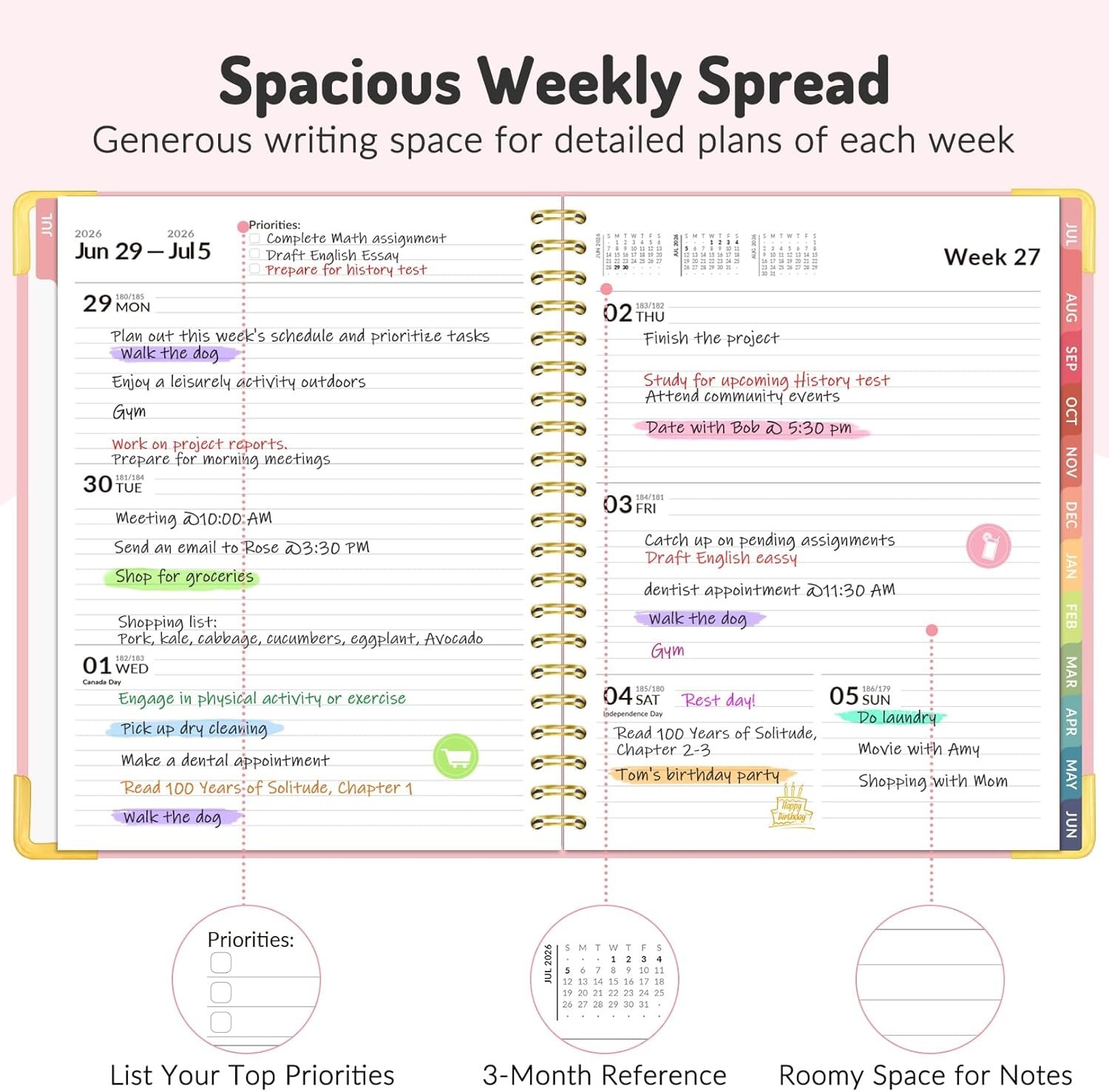 Efficient Student Teacher Planner 2026-2027