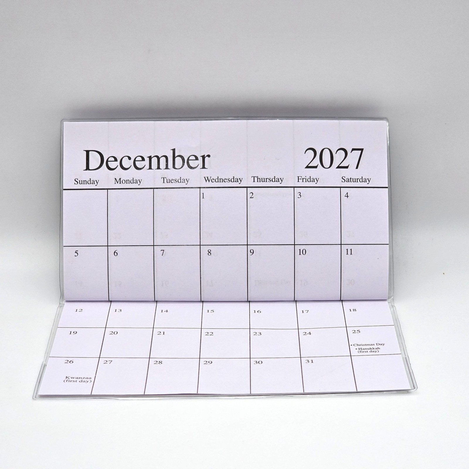 Two Year Daily Planner 2026-2027 Ocean Shore Lighthouse Vinyl Cover 6.5″ x 3.5″