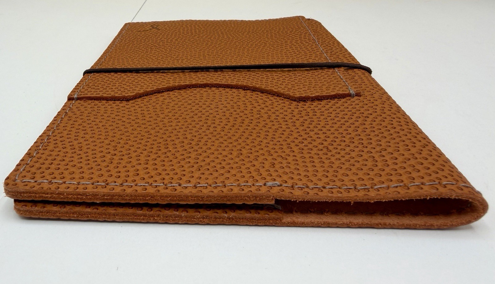 Sojourner USA A6 Orange Basketball Leather Folio Hobonichi Stalogy Midori Cover