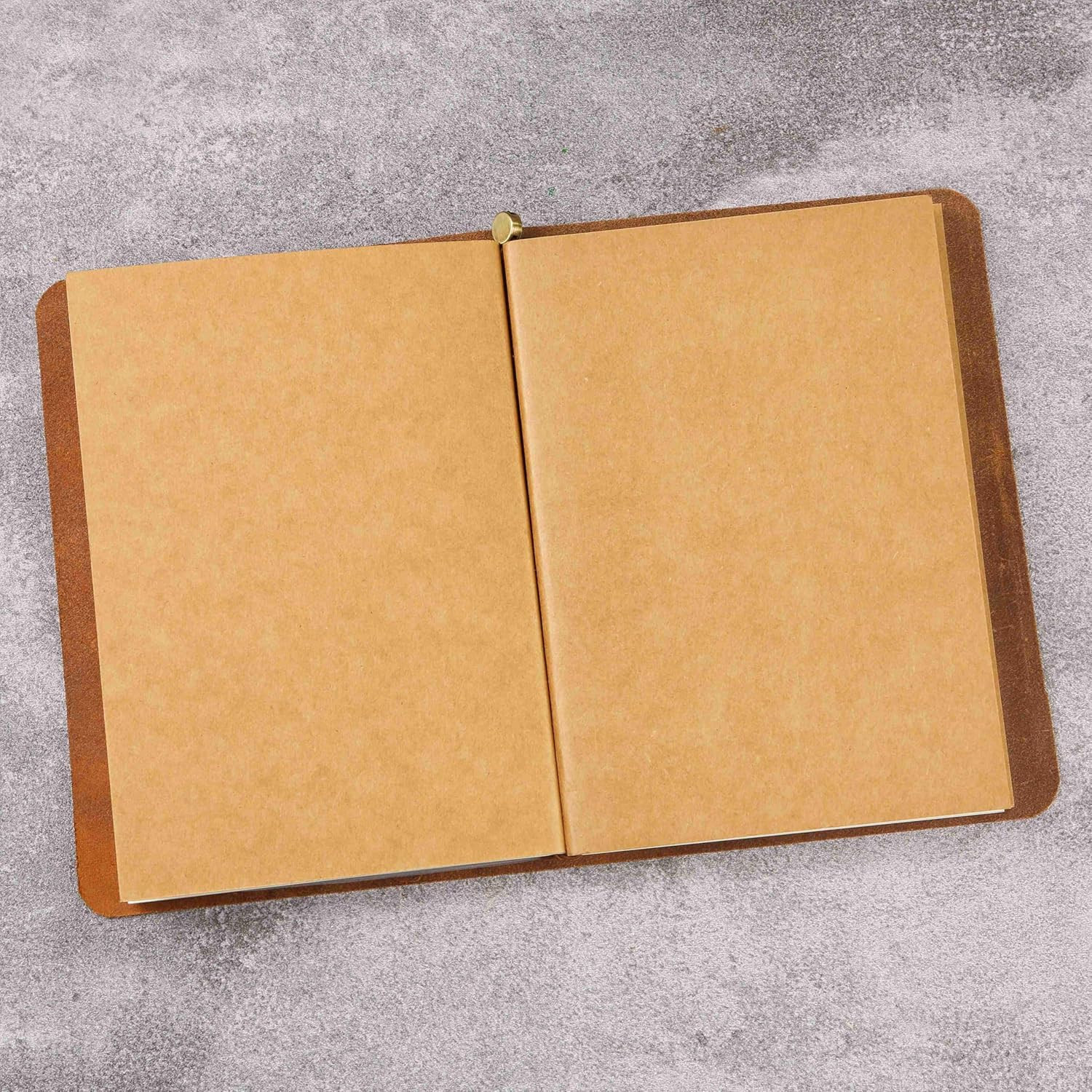 Leather A5 Travelers Notebook Cover with Inner Pockets and Card Slots and Pen Ho