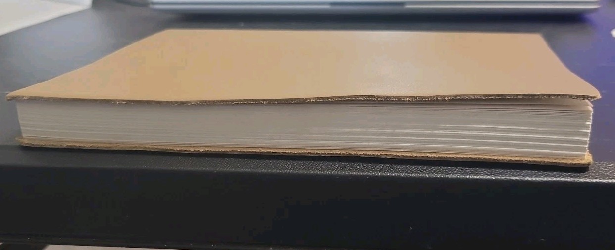 Genuine Italian Leather Journal Pratesia Florence Made In Italy 8.5”x6” Tan