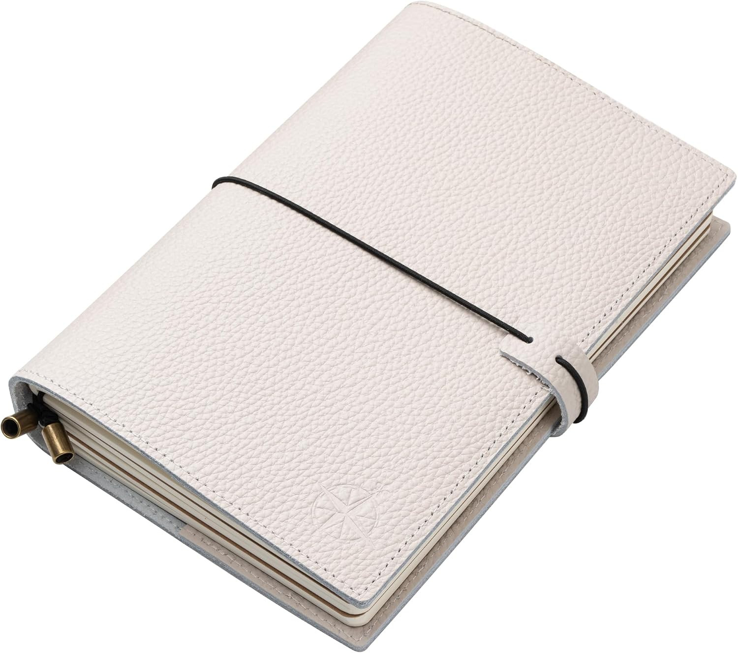 A5 Travelers Notebook with Pockets – Oat Leather Journal – 6″ X 8.5″ (15 X 22Cm)