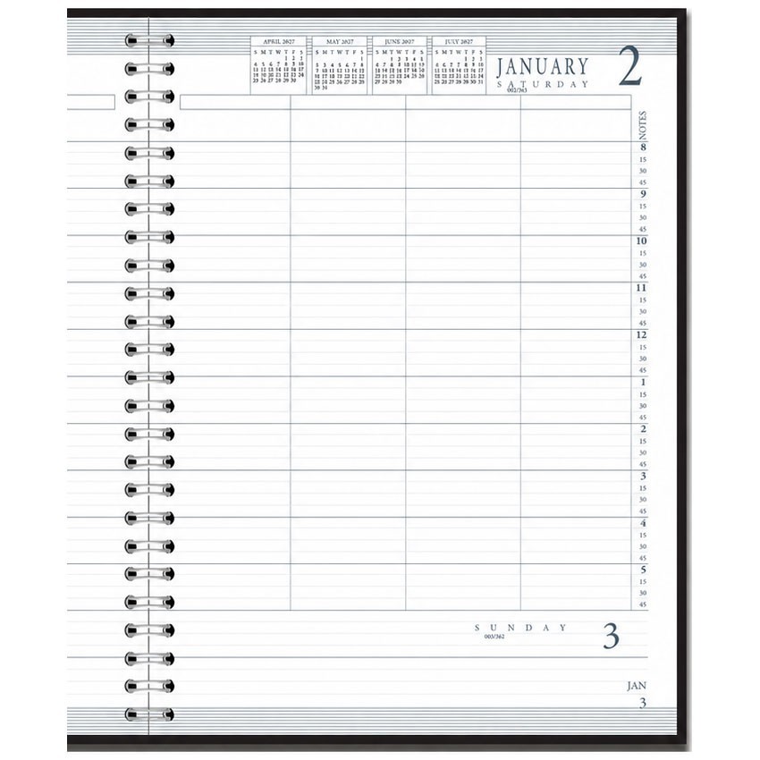 2025 282-92 HOD28292 House of Doolittle 4-Person Appointment Book, Hard Cover