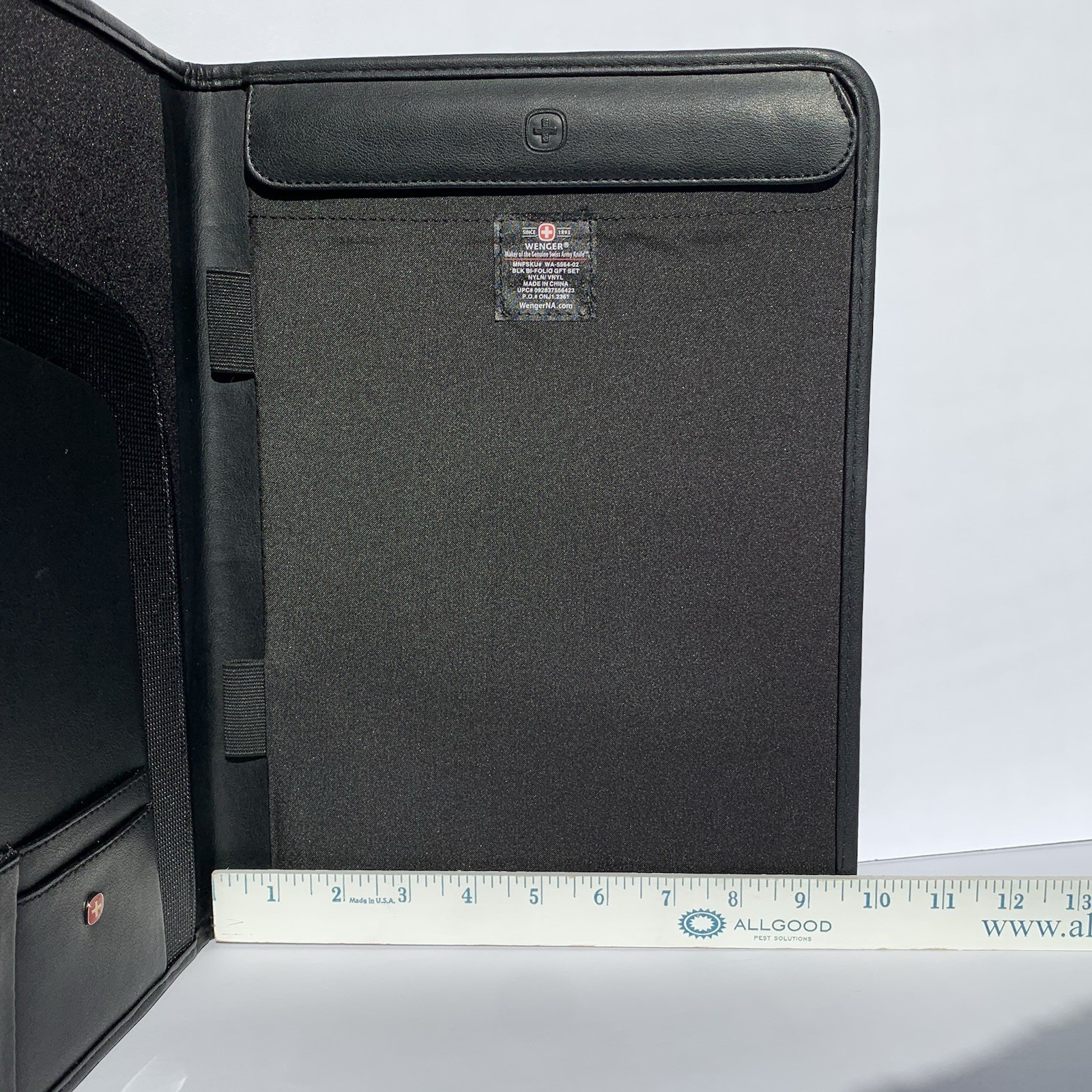 Wenger BLK BI-FOLIO Large Organizer NEW