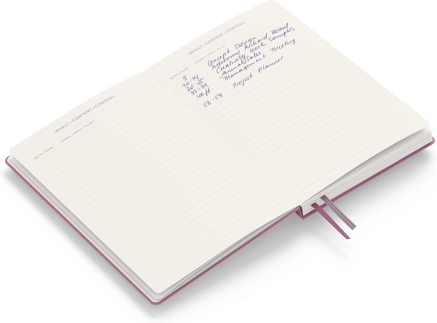 LEUCHTTURM1917 Medium A5 Hardcover Notebook Dusty Rose Ruled 251 Pages